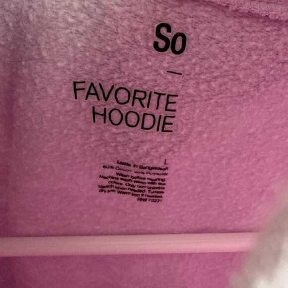 SO Kohls Yes Girl You Can Pullover Hoodie Hooded Sweatshirt Purple Size Large - Picture 3 of 5